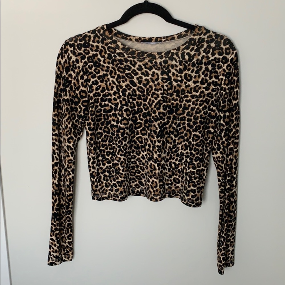 Zara Leopard Print Top